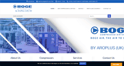 Desktop Screenshot of bogecompressors.net